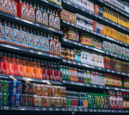 beverages, bottles, shelf, cans, coke, cola, consumption, diet, drink, supermarket, pepsi, shop, soda, sprite, lemonade, many, variety, store